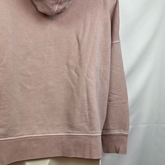 Outerknown Pale washed pink hooded sweatshirt size XS - Picture 10 of 12